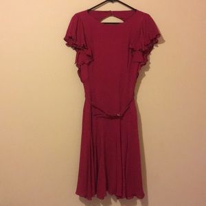 Sexy Gucci Open Back Silk Magenta Pink Dress 💕